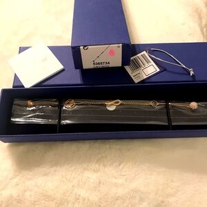 SWAROVSKI Bracelet Remix Strand Faith Rose Gold NIB